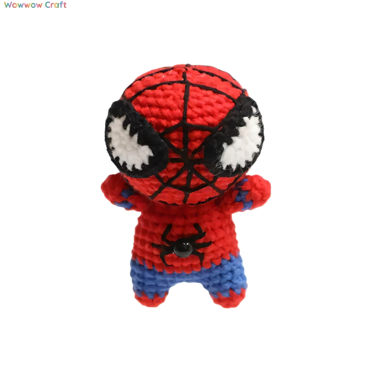 Pendants,Crochet Doll,Cute Handmade Crocheted Spiderman Doll - Hand-Crochet Doll